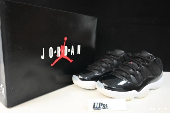RETRO AV2187-001 JORDAN AV2187 11 BLACK-WHITE AIR 001 LOW 0905